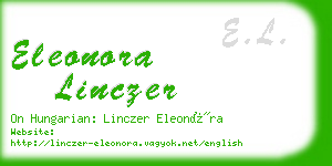 eleonora linczer business card